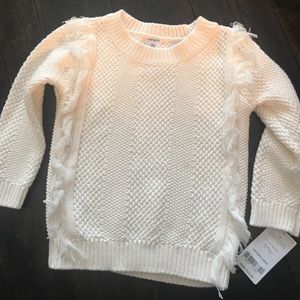 Carter’s knitted sweater with fringe